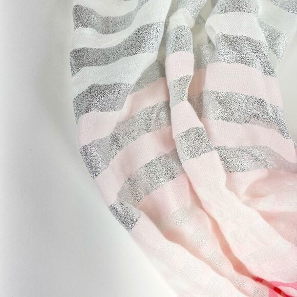GAP striped metallic lightweight scarf - Picture 8 of 8